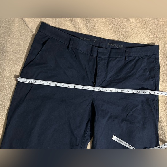 GAP Khakis Dark Blue 18 Long NWOT - Picture 3 of 6